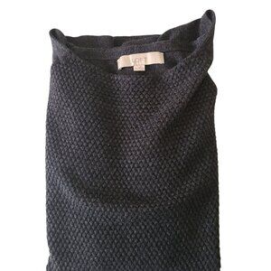 LOFT Dark Gray Knit Sweater | Size Medium | Cozy & Versatile